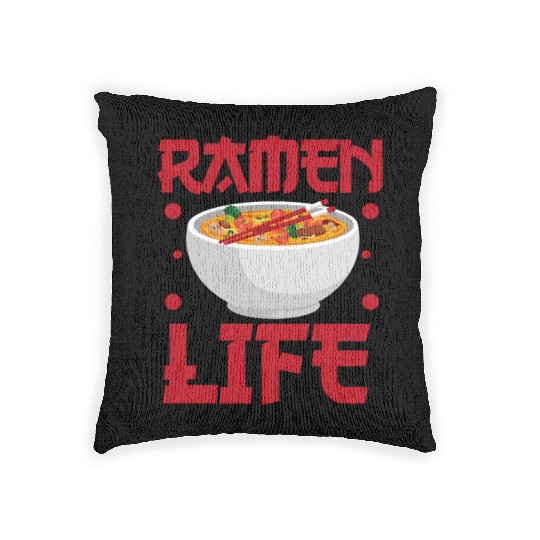 Ramen Life Woven Pillows