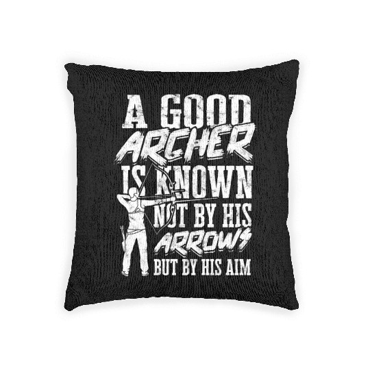 Archery Arrow Hunter Bows Hunting Archer Woven Pillows