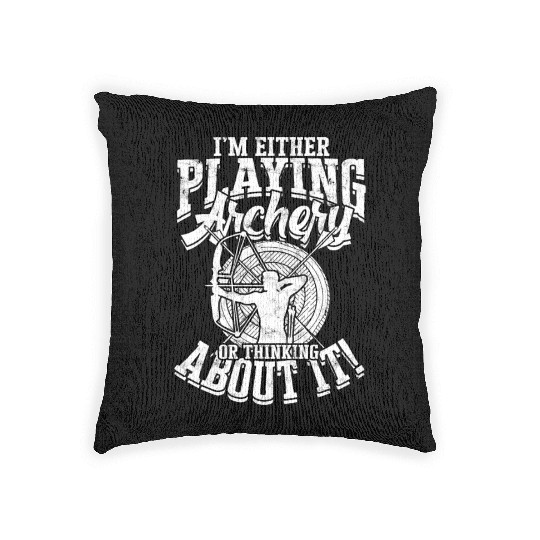 Archery Arrow Hunter Bows Hunting Archer Woven Pillows