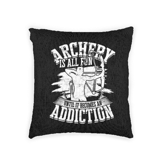 Archery Arrow Hunter Bows Hunting Archer Woven Pillows