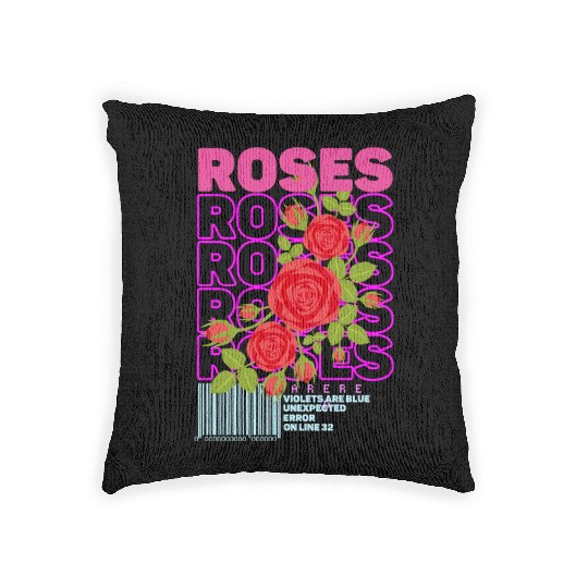 Syntax Error Poem, Best Software Developer Meme Woven Pillows