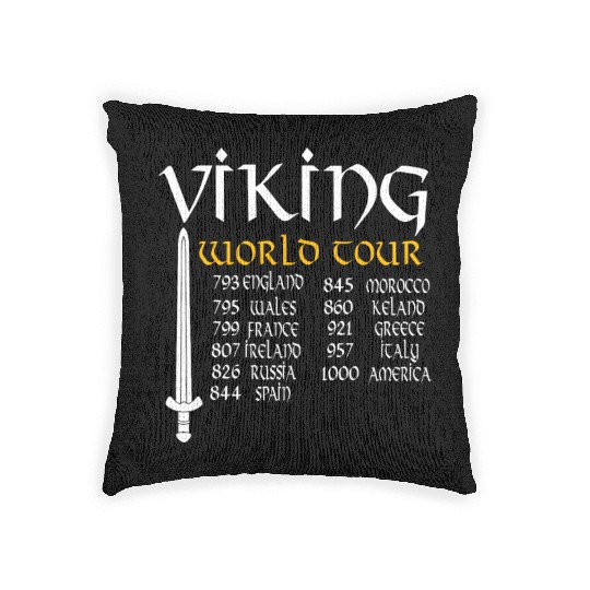 Viking World Tour Woven Pillows