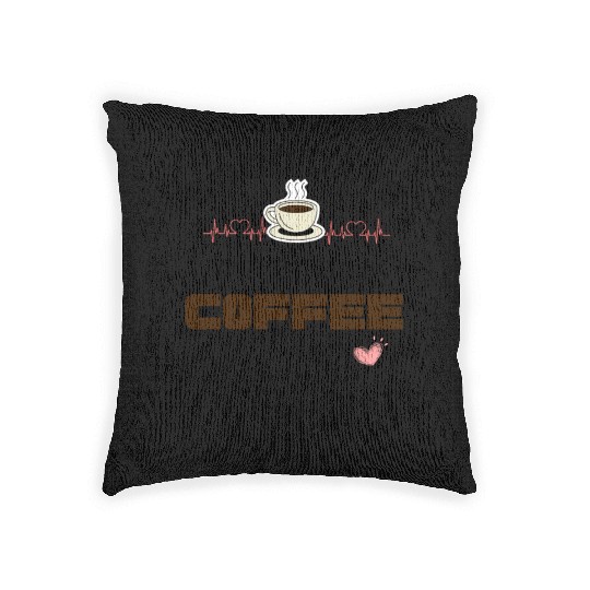 Good days start with coffee and jesus Woven Pillows