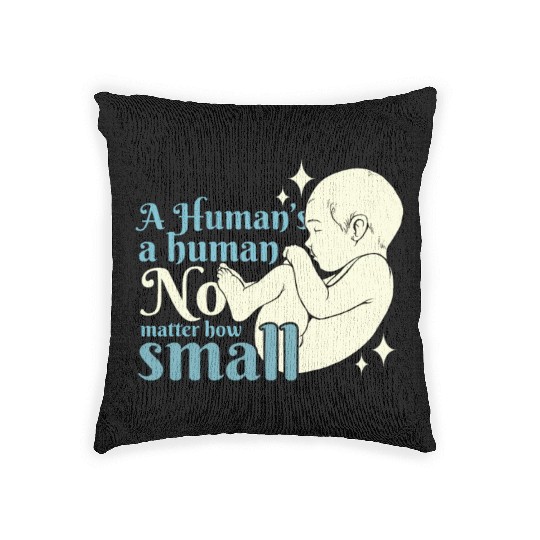 Anti Abortion Pro Life Conservative Gift Idea Woven Pillows
