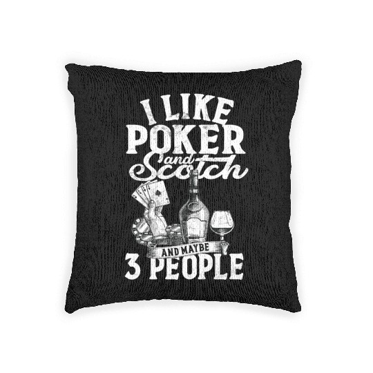 Irish Whiskey Scotch Drinker Alcohol Drinking Woven Pillows