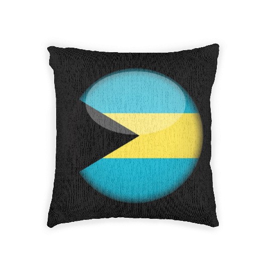 Bahamas Flag Woven Pillows