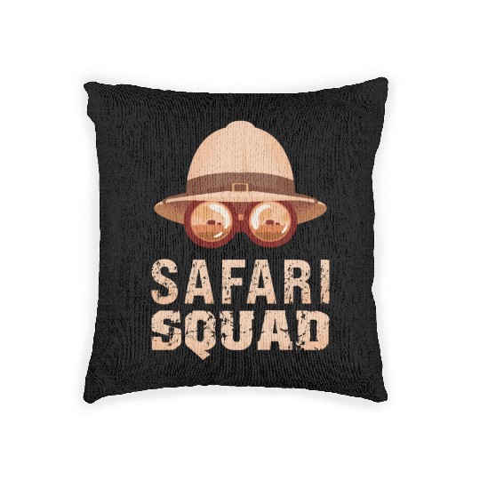 Safari Mode - African Safari Adenventures Woven Pillows
