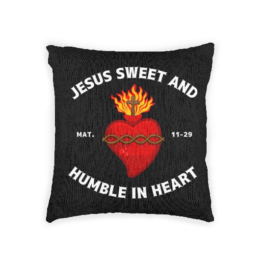 Sacred Heart of Jesus Christ Woven Pillows