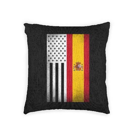 Spain Design for proud Spanish Americans Woven Pillows