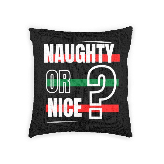 Naughty or Nice? Woven Pillows