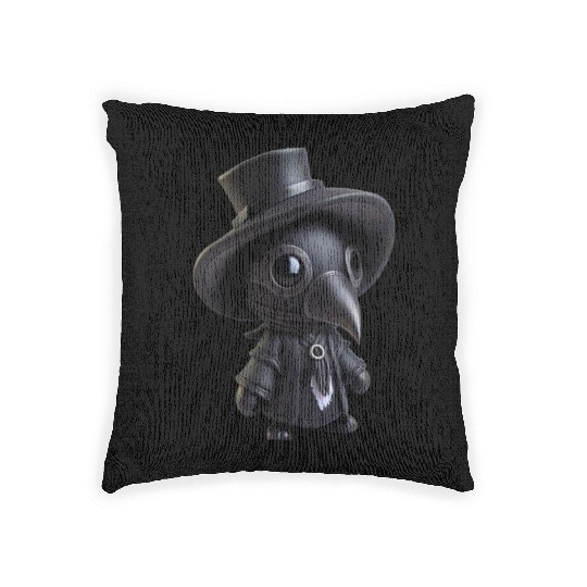 Plague Doctor Killer Woven Pillows