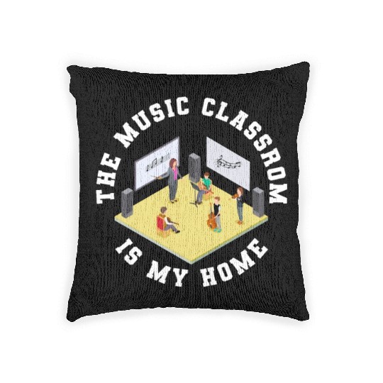Music Teacher Woven Pillows