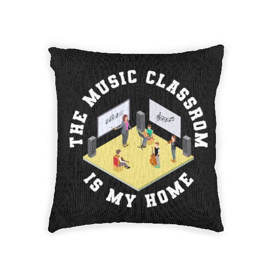 Music Teacher Woven Pillows
