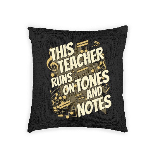 Music Teacher Woven Pillows