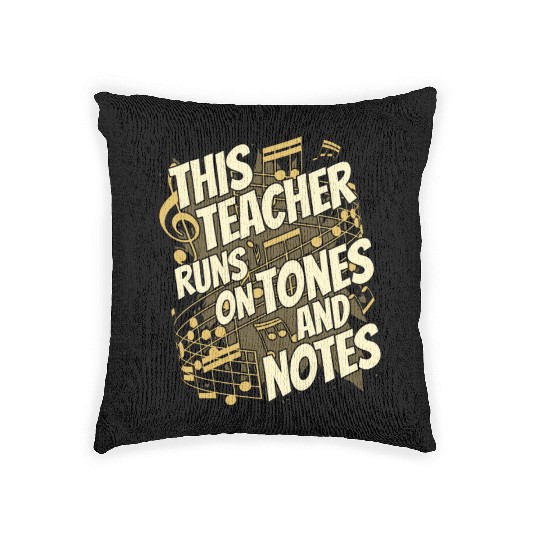 Music Teacher Woven Pillows
