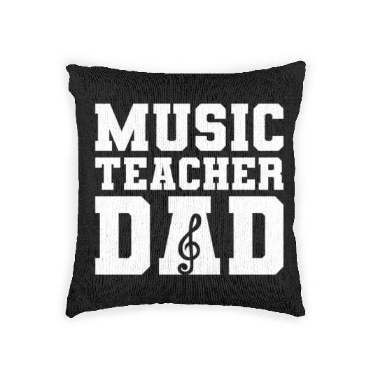 Music Teacher Woven Pillows