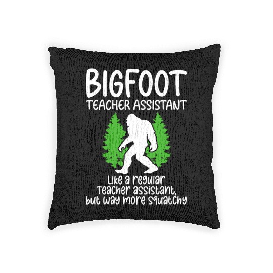 Bigfoot Party Supplies Bigfoot Teacher Assistant Woven Pillows