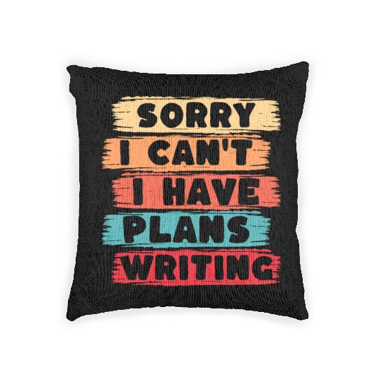 Writer Editor Writer Authors Woven Pillows