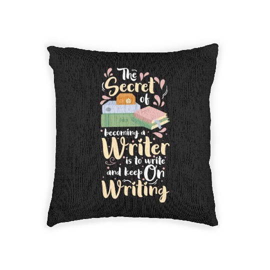 Writer Journalist Author Woven Pillows