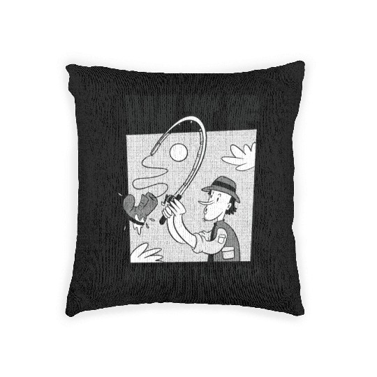 WTF Where's the fish WTF Where's the fish inspirat Woven Pillows