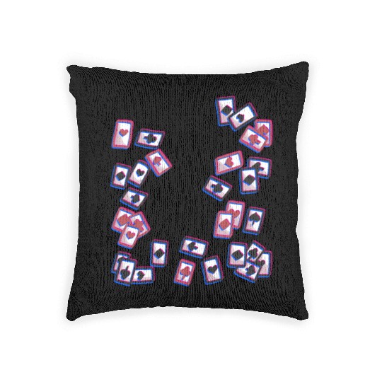 Playing card card game board game Woven Pillows