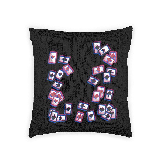 Playing card card game board game Woven Pillows