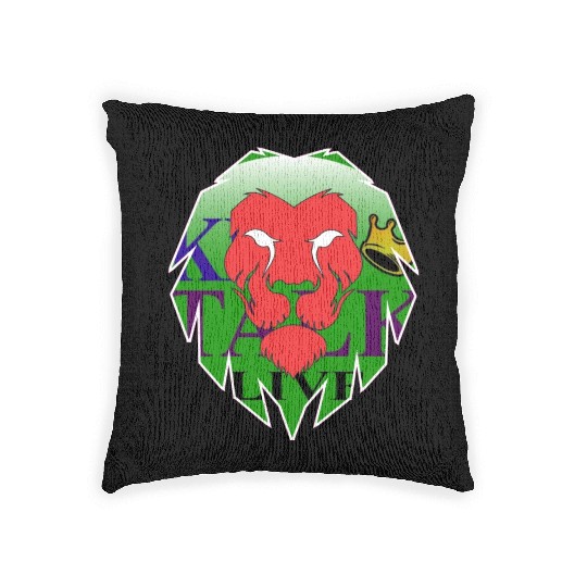 Lion Design. Woven Pillows
