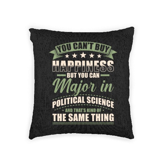 Political Science Major Woven Pillows