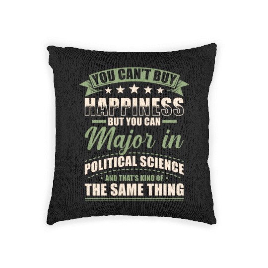 Political Science Major Woven Pillows