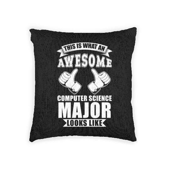 Computer Science Major Woven Pillows