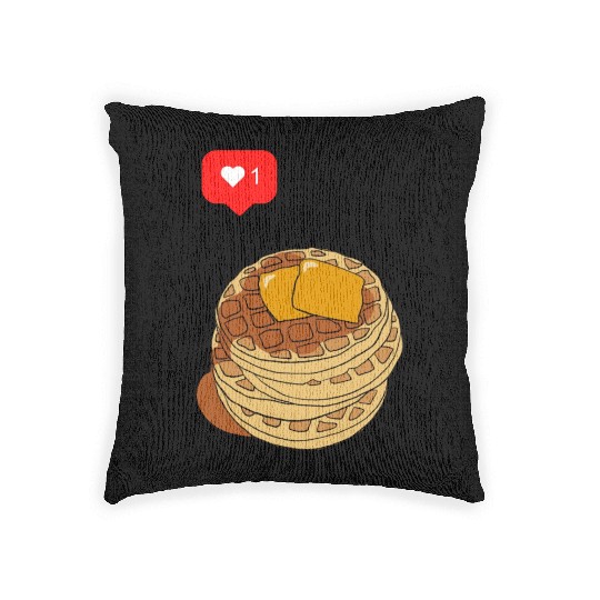 Waffle lover Woven Pillows