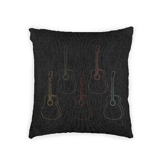 Bass Guitar Player Music Musician Bassist Woven Pillows