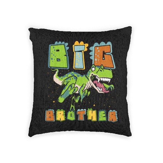 Dinosaur Big Brother Trex Woven Pillows