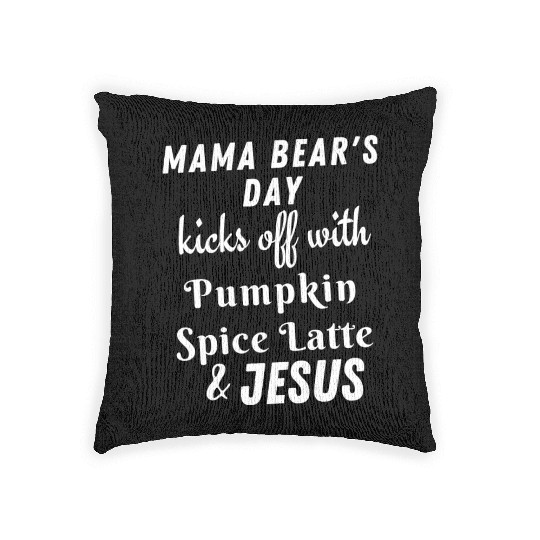MAMA Bear's Day kicks off with Pumpkin Spice Latte Woven Pillows