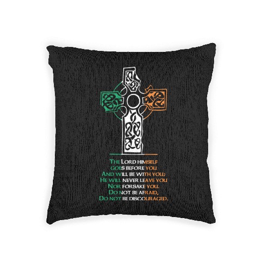 Celtic cross Woven Pillows