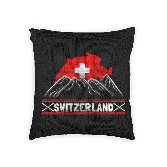 Switzerland Swiss Origin Gift Woven Pillows