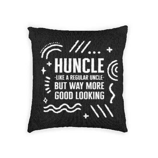 Uncle Woven Pillows Woven Pillows, Huncle Definition Funny Woven Pillows,