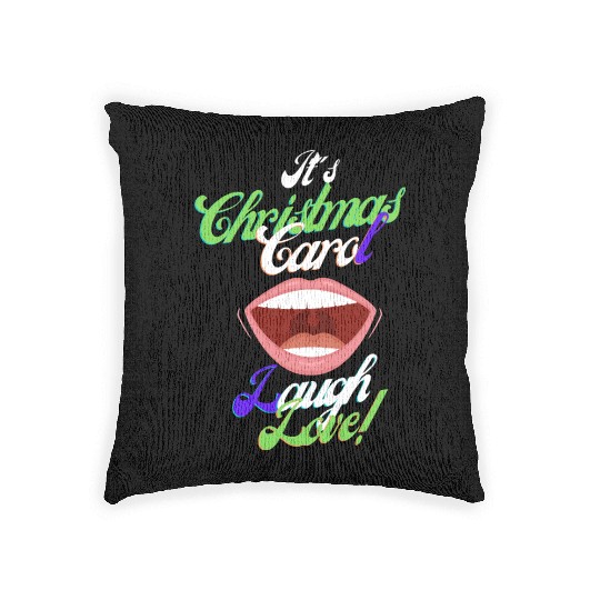 Christmas Carol Gift And T- Woven Pillows Shop Now.