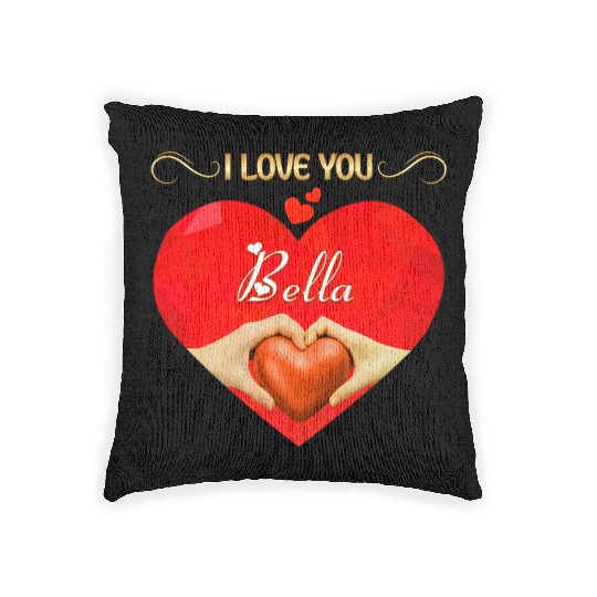 I love you Bella Woven Pillows