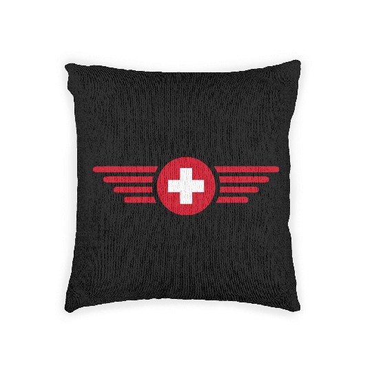 Switzerland flag Woven Pillows