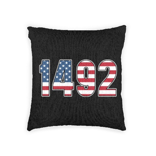 Columbus Day 1492 Woven Pillows