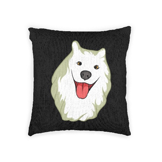 Samoyed Cute Puppy Dog Owners Pet Lover Gift Ideas Woven Pillows