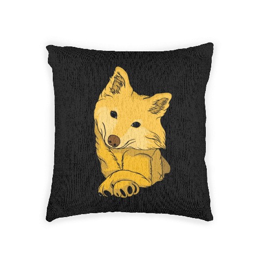 Shiba Inu Cute Puppy Dog Owners Pet Lover Gifs Woven Pillows