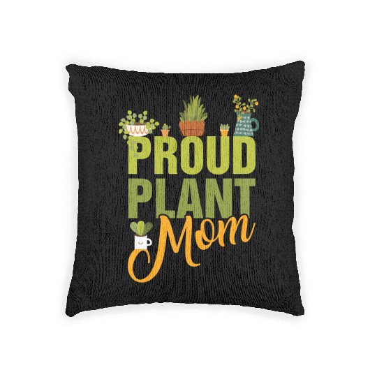 Plant Mom Woven Pillows