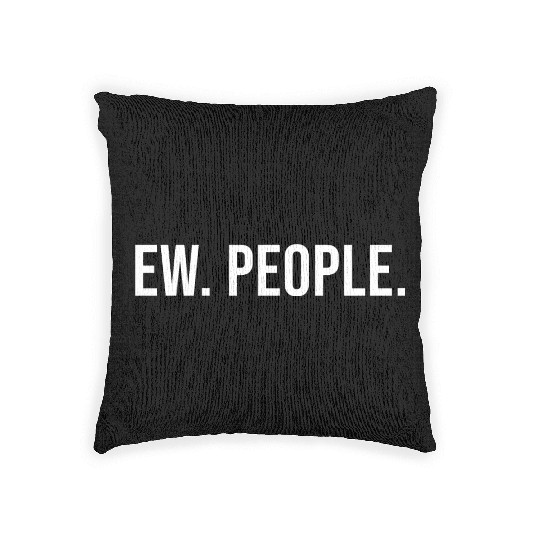 EW. PEOPLE. Woven Pillows