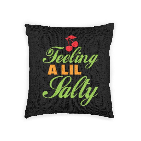 Feeling A LiL Salty with Summer Clothes Woven Pillows