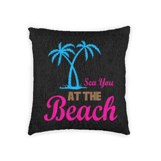 Feeling A LiL Salty with Summer Clothes Woven Pillows