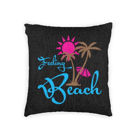 Feeling A LiL Salty with Summer Clothes Woven Pillows