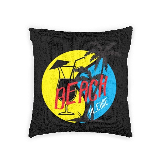 Feeling A LiL Salty with Summer Clothes Woven Pillows