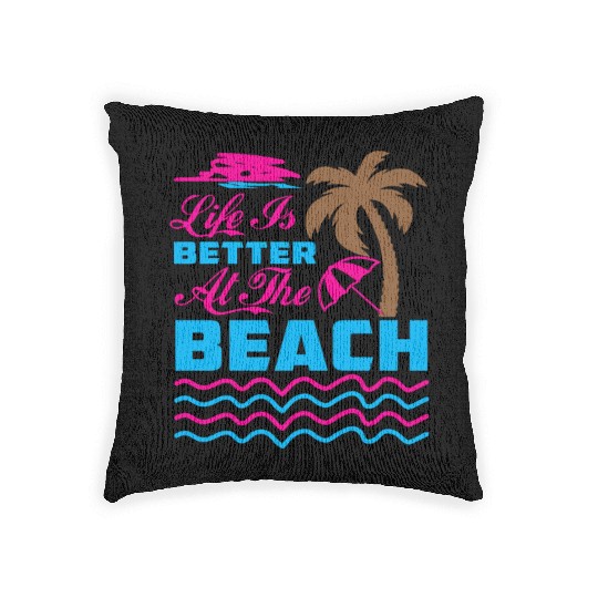 Feeling A LiL Salty with Summer Clothes Woven Pillows